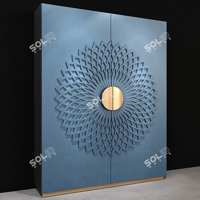 Minimalist Cabinet Furniture 3D model image 2