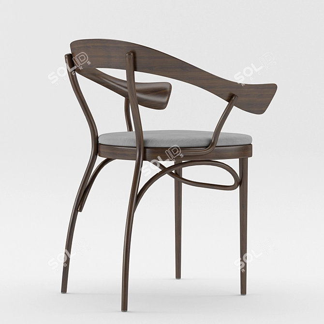 Ergonomic Bistrot Chair by Nigel Coates 3D model image 2
