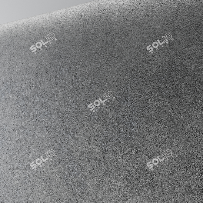 Seamless Concrete Plaster - High Resolution Texture 3D model image 2