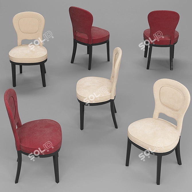 Gilda BI Galimberti Nino 02: Stylish Italian Chair 3D model image 5