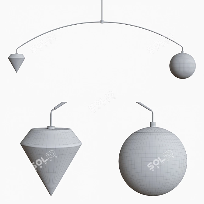  Anna Karlin Arc Light: Sleek Design Illumination 3D model image 2