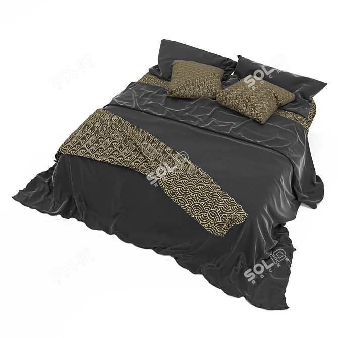 Modern 2015 Bed Design 3D model image 2