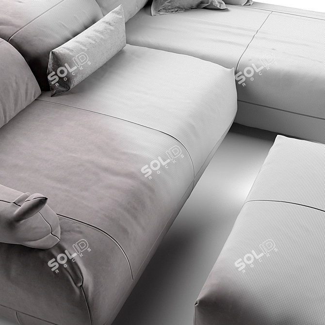 Luxury Comfort at its Best: Koinor Avivo Sofa 3D model image 4