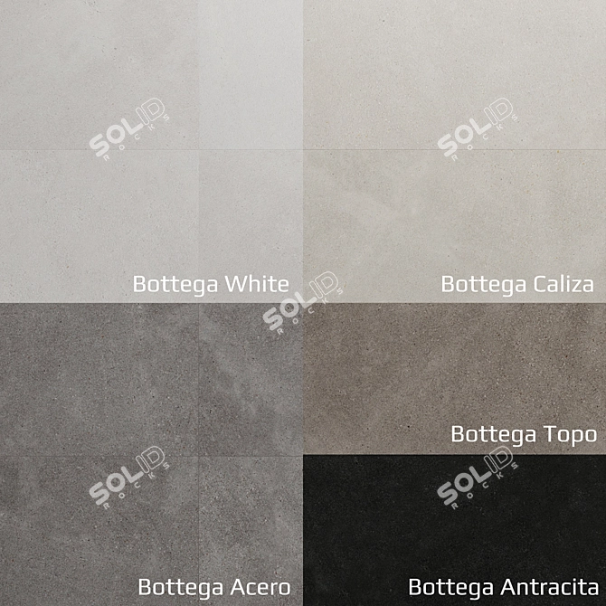 Porcelanosa Bottega Ceramic Tile Collection 3D model image 3