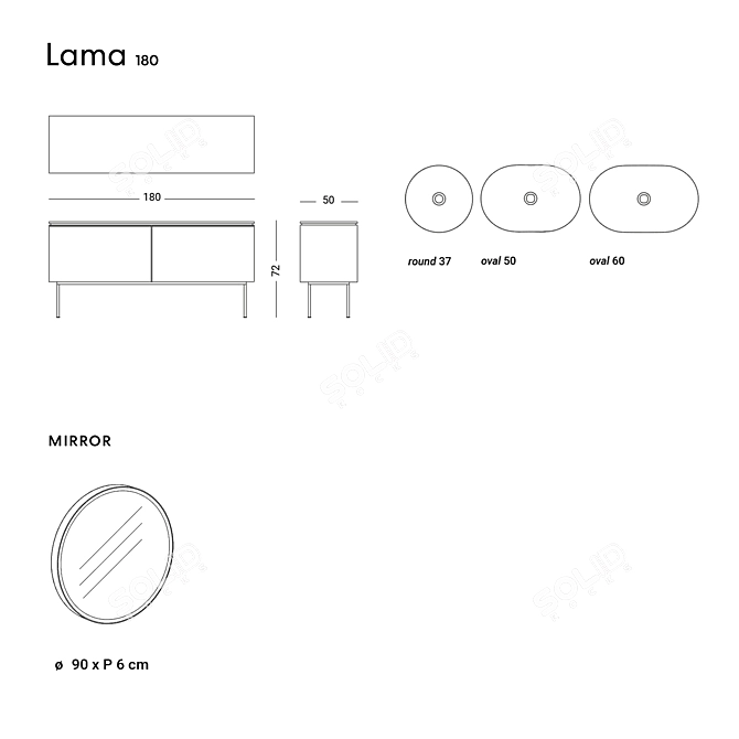 Luxe Lama and Acquifero Faucet 3D model image 3