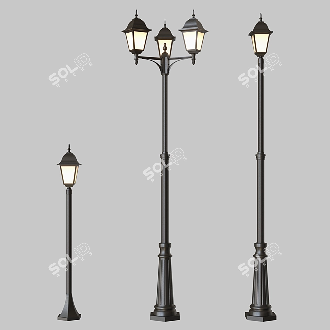 Modern Bremen Lamp Collection 3D model image 1