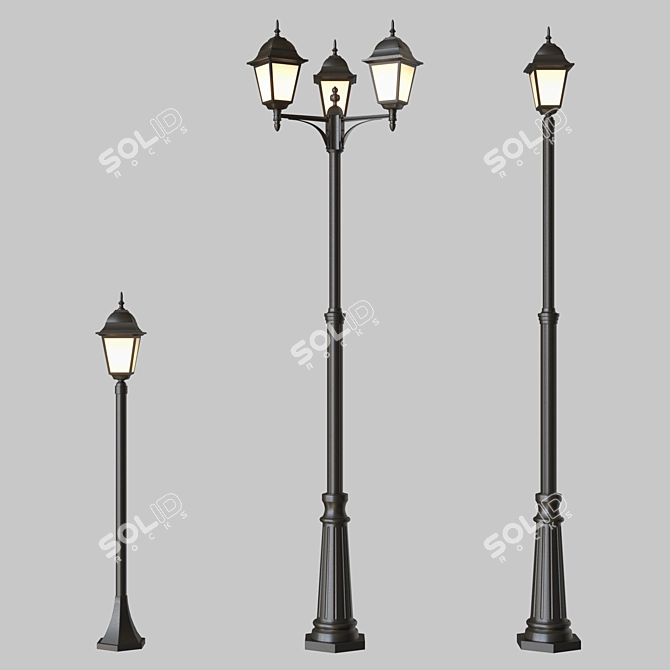 Modern Bremen Lamp Collection 3D model image 3
