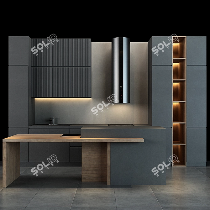 Multifunctional Kitchen Aid: Kitchen_039 3D model image 2