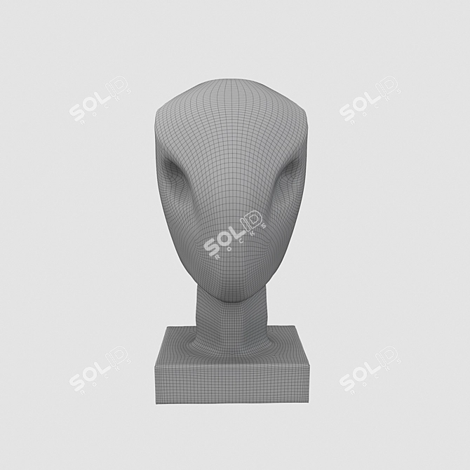 Elegant Sculptural Decor 3D model image 6