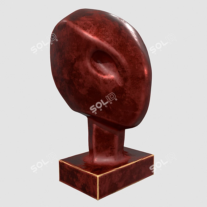 Elegant Sculptural Decor 3D model image 10