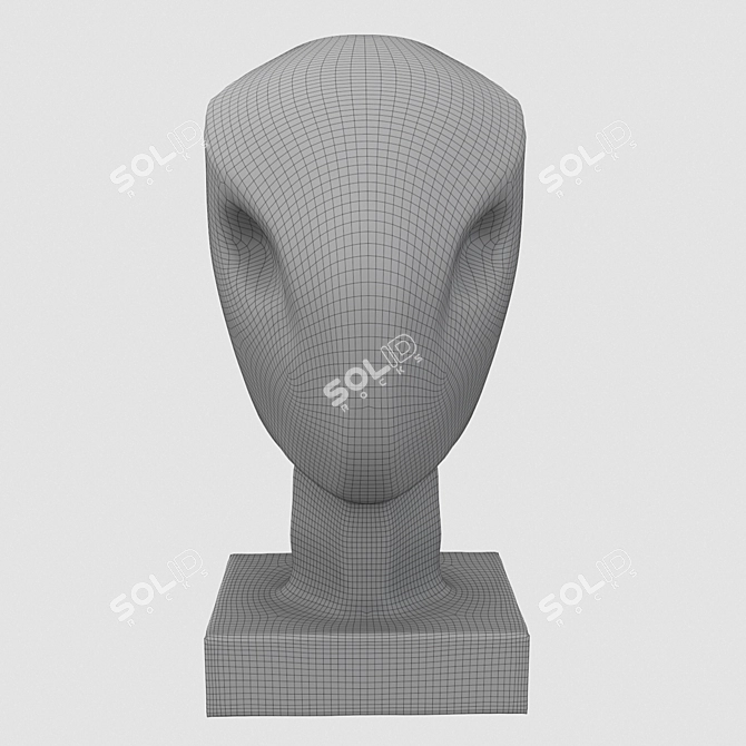 Elegant Sculptural Decor 3D model image 11