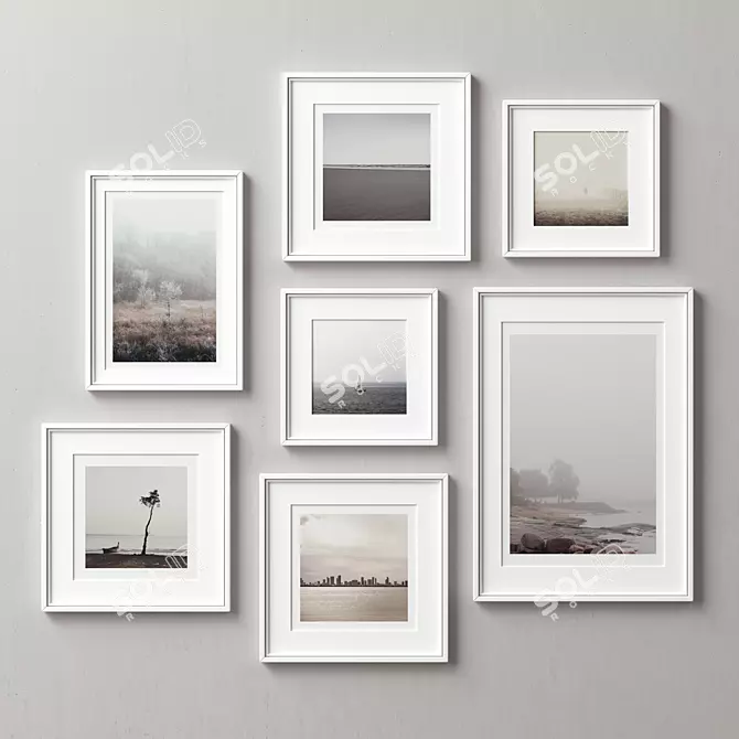 Versatile Picture Frame Set - 141 3D model image 1