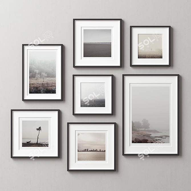 Versatile Picture Frame Set - 141 3D model image 3