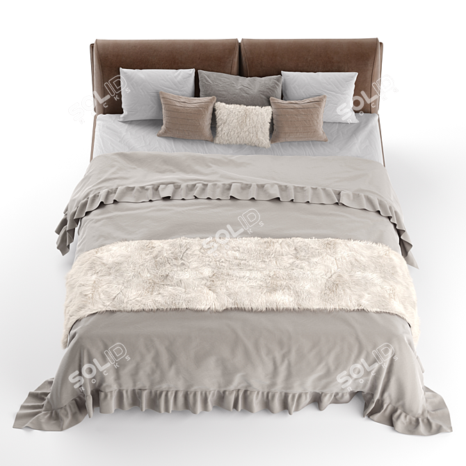 Elevate your bedroom with Kanaha 3D model image 2