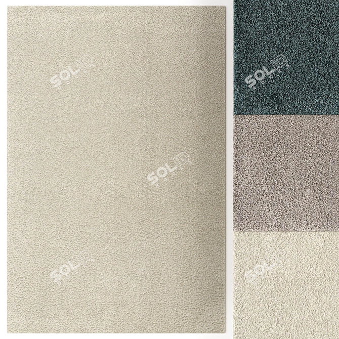 Luxury Chic Carpet Set 3D model image 3