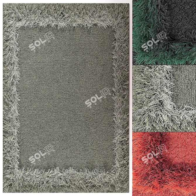 Feather Dreams Carpet Set 3D model image 2