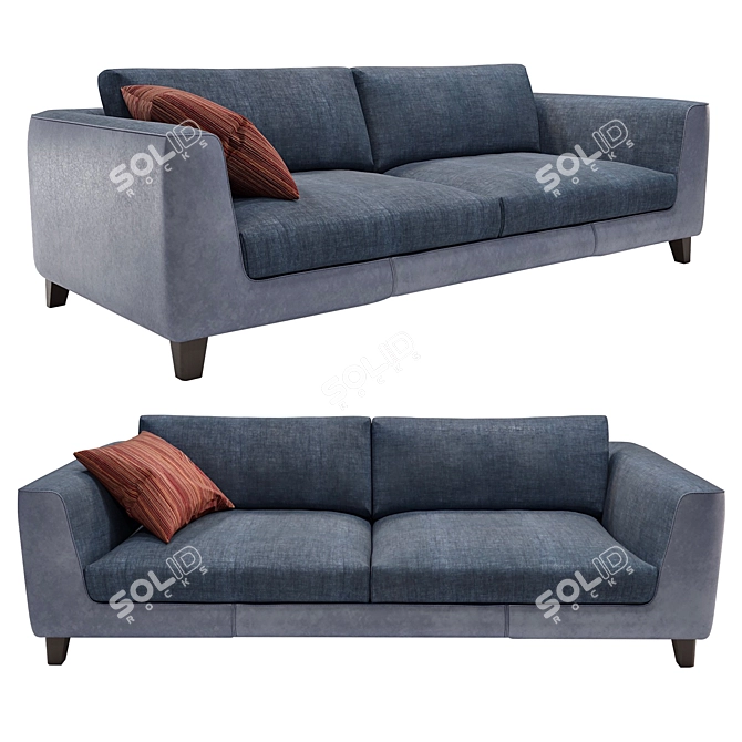 Borzalino STATUS QUO Sofa | Stylish and Spacious 3D model image 1