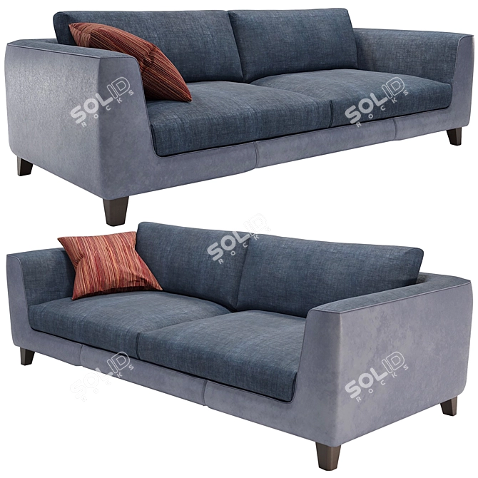 Borzalino STATUS QUO Sofa | Stylish and Spacious 3D model image 2