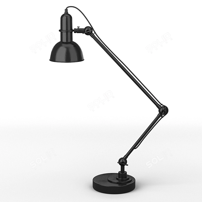 Sleek Scripps Task Lamp 3D model image 3