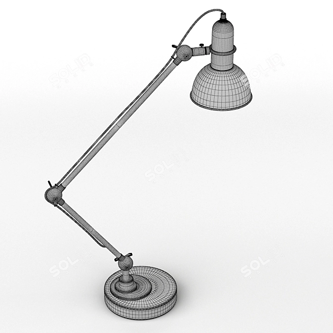 Sleek Scripps Task Lamp 3D model image 5