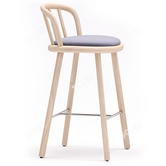  Modern NYM Chairs Set - 2838-A & 2839-A 3D model image 2