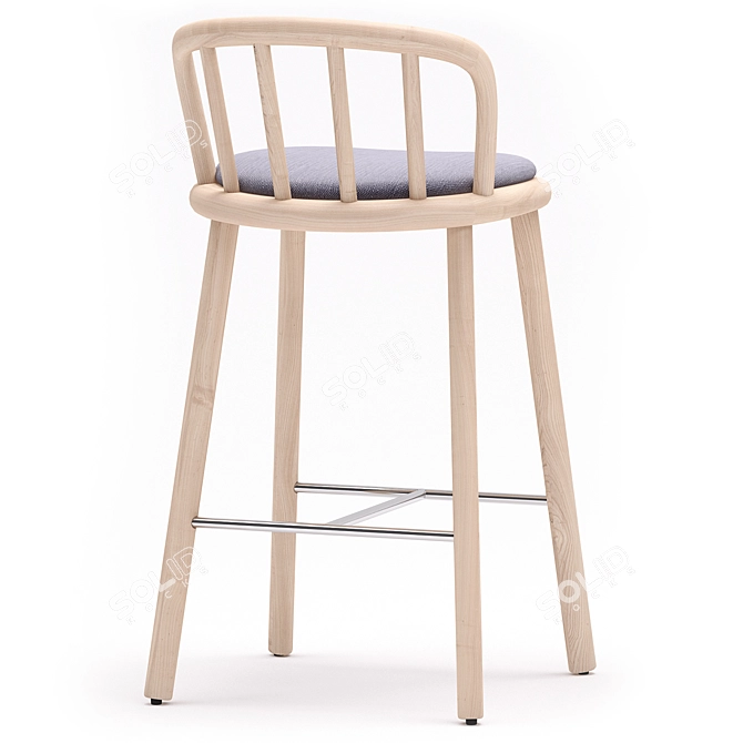  Modern NYM Chairs Set - 2838-A & 2839-A 3D model image 3