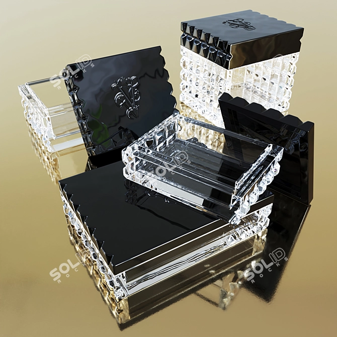 Luxury Visionnaire Irma Box: Elegant & Versatile Storage Solution 3D model image 2