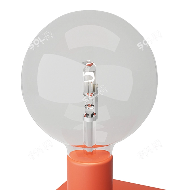 Minimalist Control Lamp by Muuto 3D model image 3