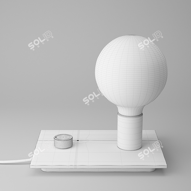 Minimalist Control Lamp by Muuto 3D model image 4