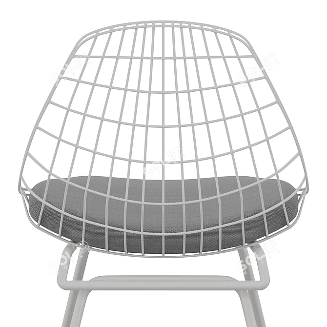 Modern Wire Chair by Pastoe 3D model image 2