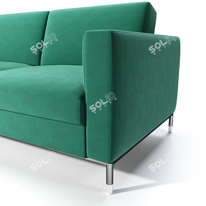 Title: Larson Sofa: Sleek Comfort by Felis 3D model image 2