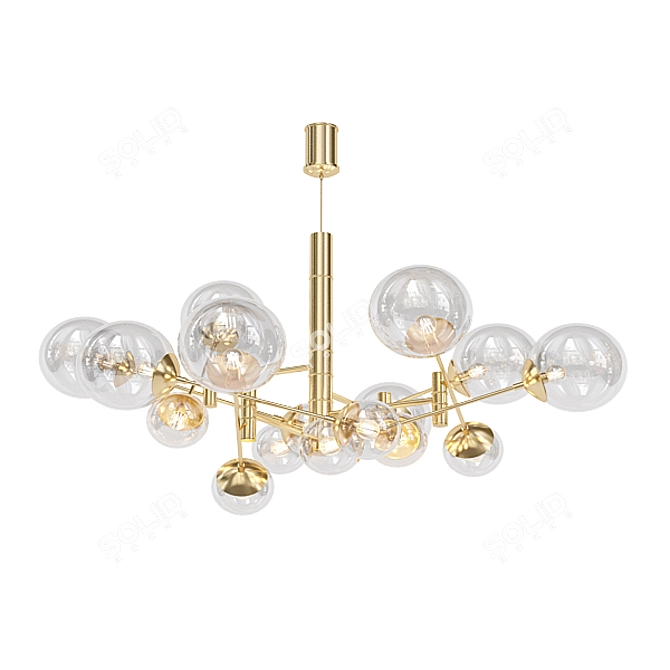 Contemporary Chandelier Collection 3D model image 3