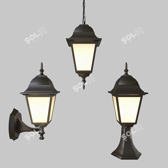 Elegant Arte Lamp Bremen 3D model image 1