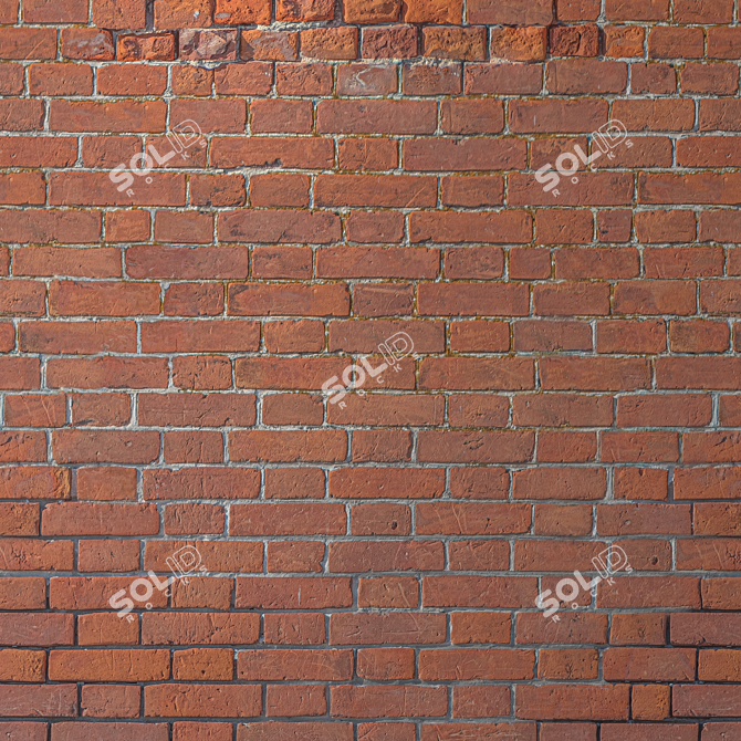 Title: Vintage Brickwork Texture 3D model image 1