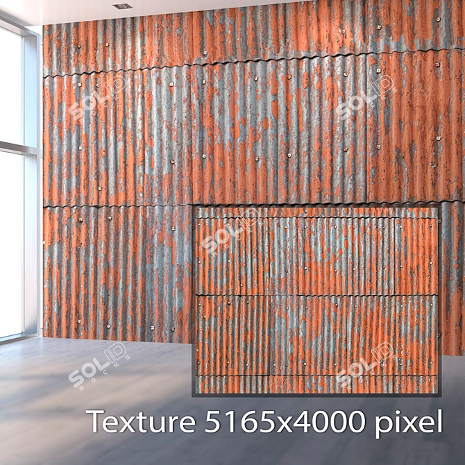 Title: Rustic Metal Texture Pack 3D model image 2