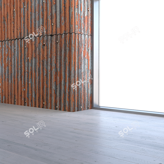 Title: Rustic Metal Texture Pack 3D model image 3