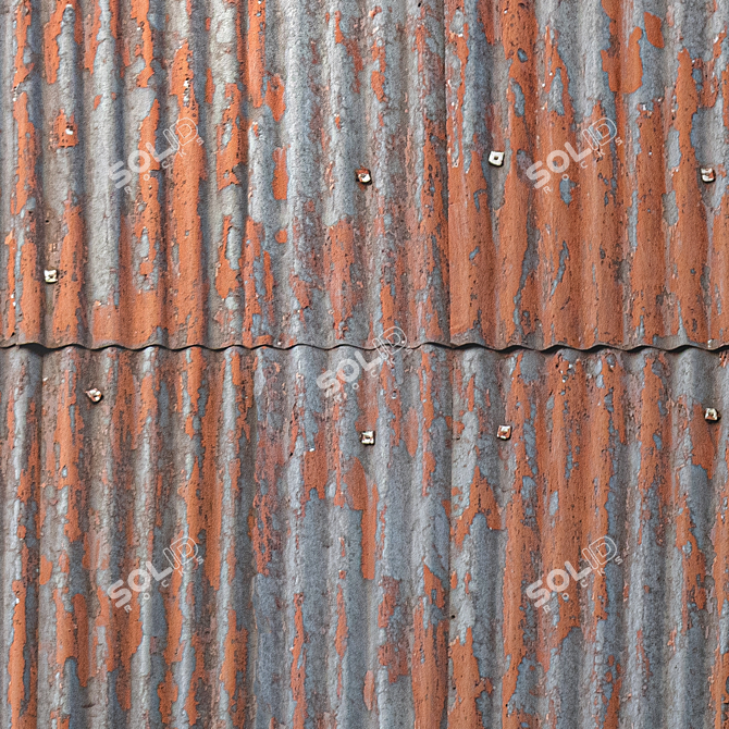 Title: Rustic Metal Texture Pack 3D model image 4