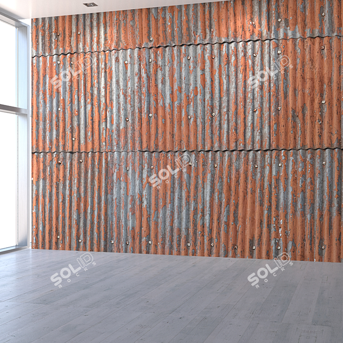 Title: Rustic Metal Texture Pack 3D model image 5