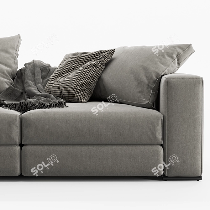 Ananta Class 3D Sofa 3D model image 4