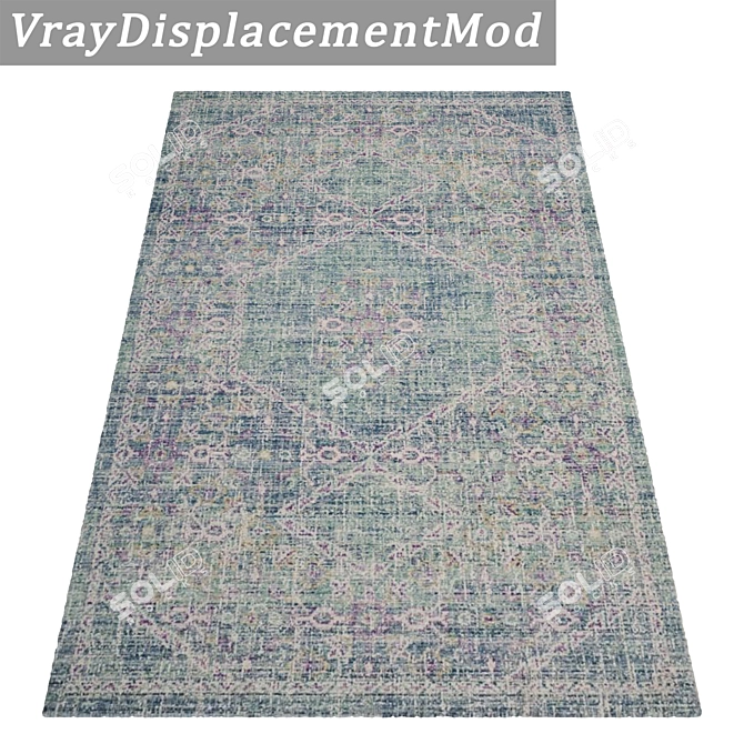 Versatile Carpets Set: High-Quality Textures 3D model image 3