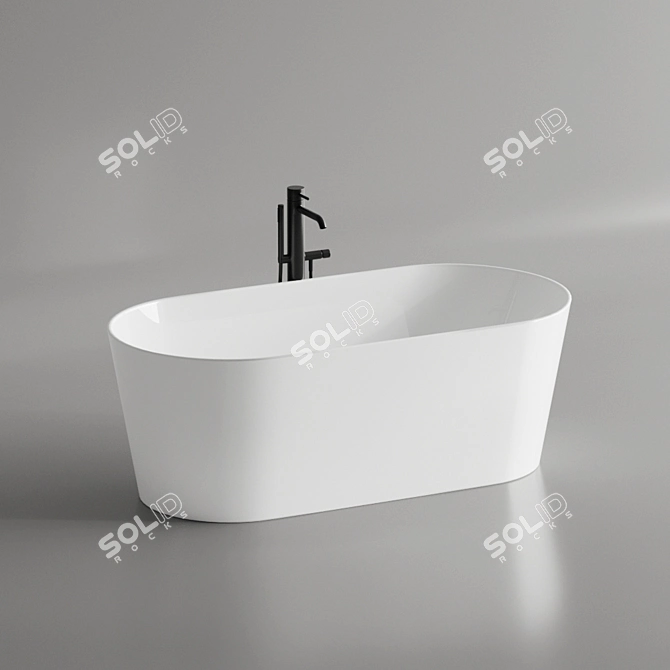 Luxury Bathroom Fixtures by Nic and Antonio LUPI 3D model image 5