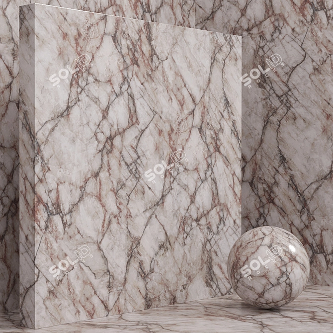 Seamless Stone Marble Set 147 3D model image 5