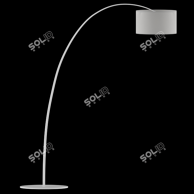 LESQUERDE Floor Lamp - Sleek and Stylish Lighting Solution 3D model image 1