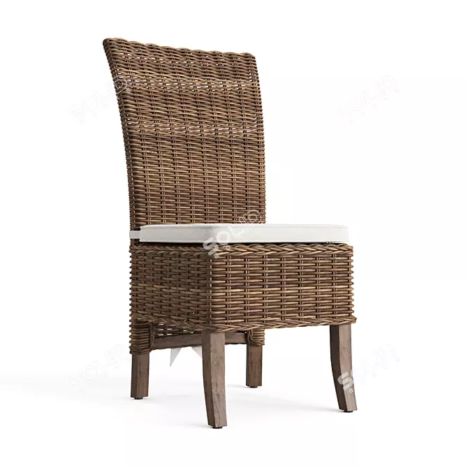 Sizzling Salsa Dining Chair 3D model image 1