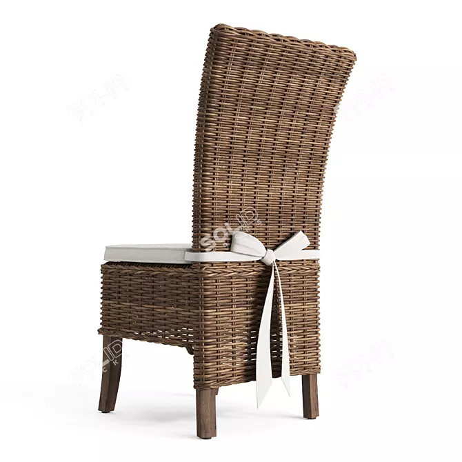 Sizzling Salsa Dining Chair 3D model image 2