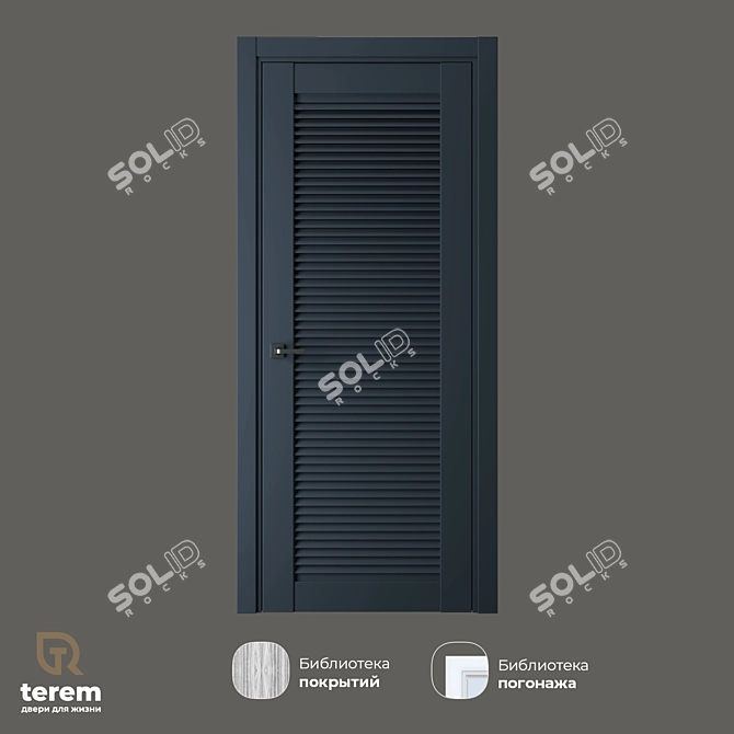 Terem Door Blinds: Conceal and Beautify 3D model image 1