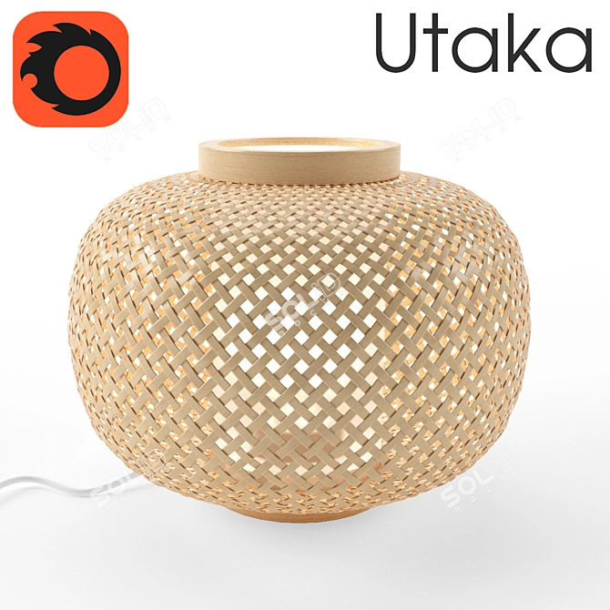 Modern Table Lamp Utaka 3D model image 1