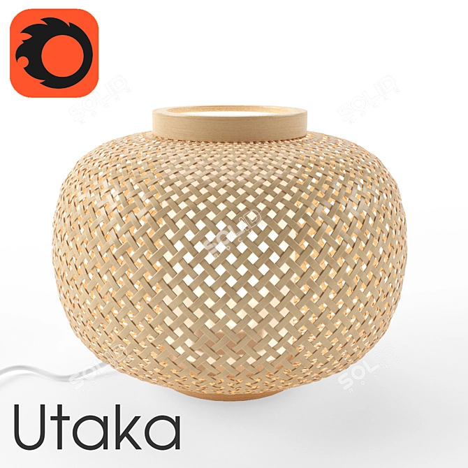 Modern Table Lamp Utaka 3D model image 5