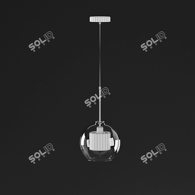 Scandlight Sabrina Bronze S Pendant Light 3D model image 3