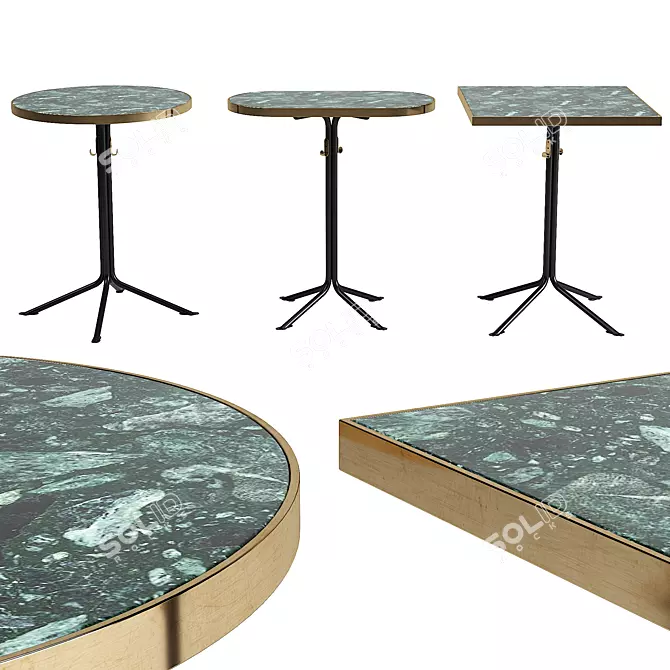 Cherche-midi Bistro Table 3D model image 1